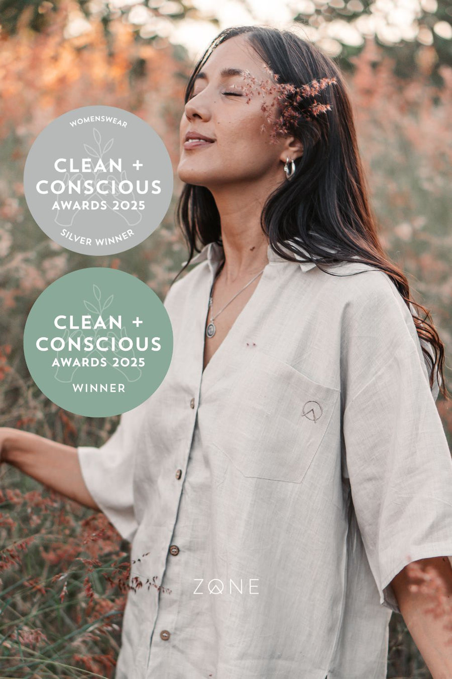 Our Hemp linen seat wins silver in 2025 CLean and conscious awards