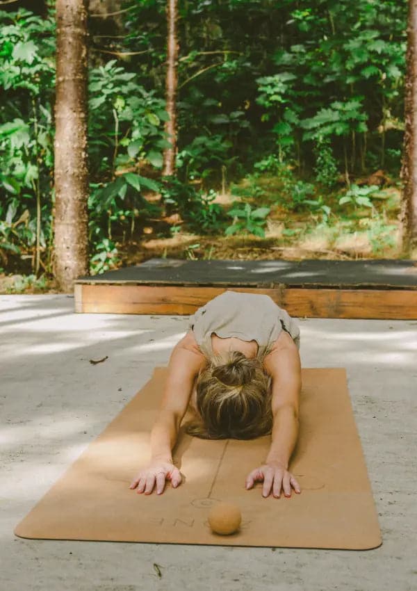 Cork Yoga Mat and Hemp Tote Combo ZONE