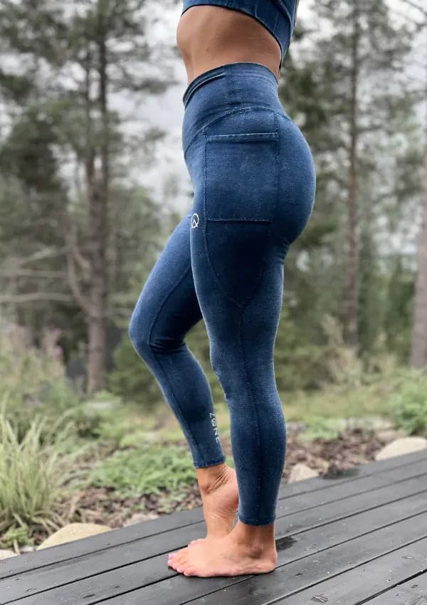 Hemp Legging Ocean Blue ZONE