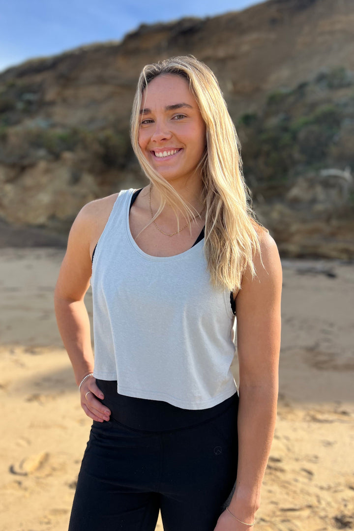 Cropped Hemp Tank ZONE
