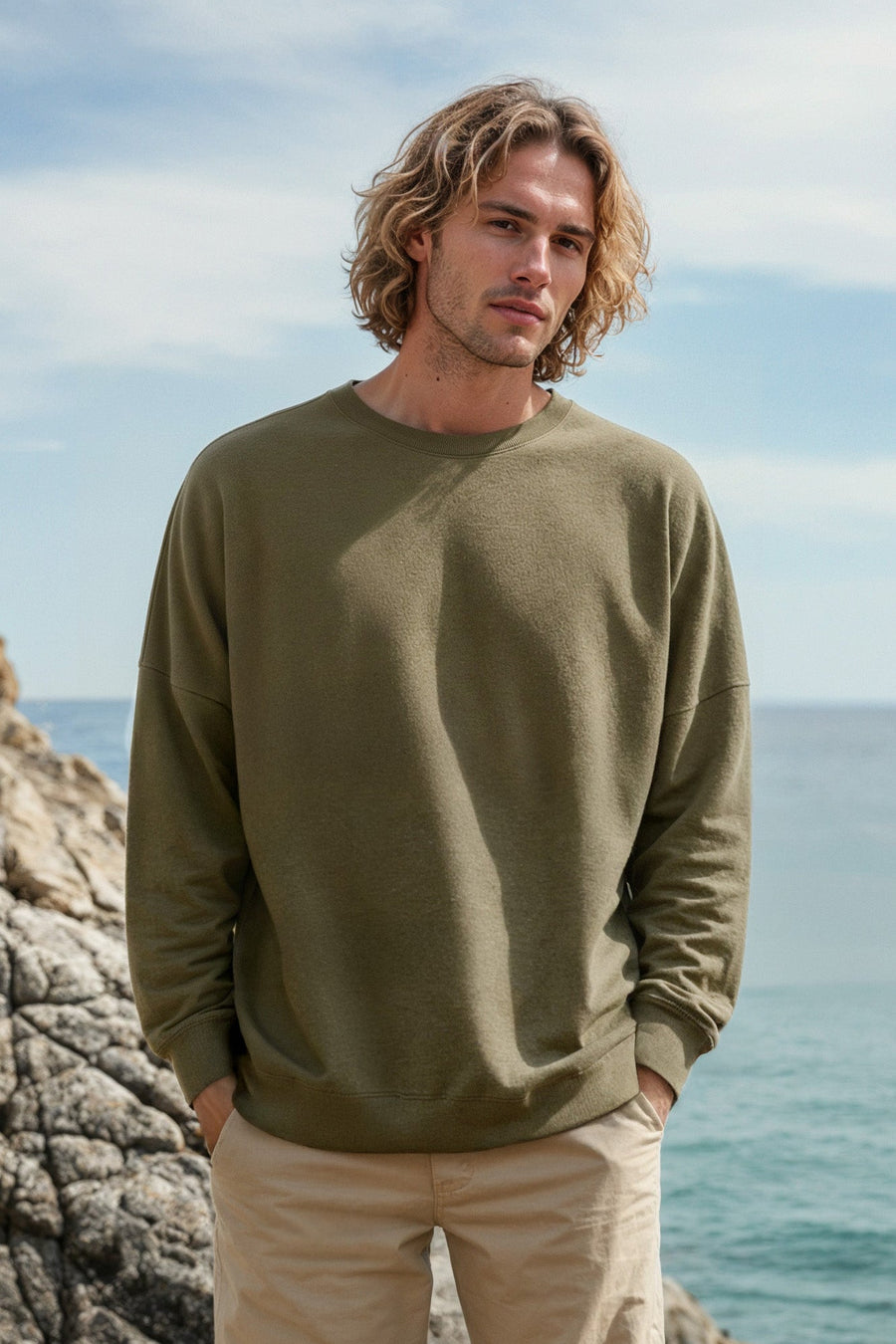 Unisex Hemp Crew Neck Sweater