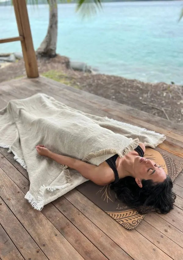 Pure Linen Shivasana Blanket ZONE