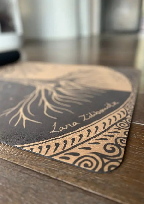 The Cycle Of Life Cork Yoga Mat ZONE