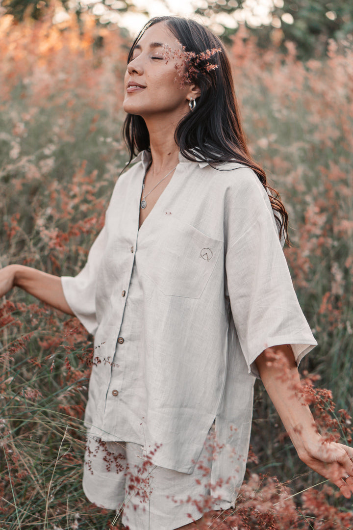 Hemp Linen Short & Shirt Set ZONE