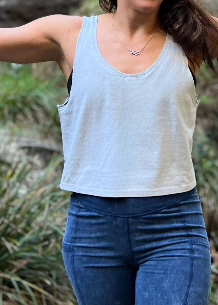 Cropped Hemp Tank ZONE