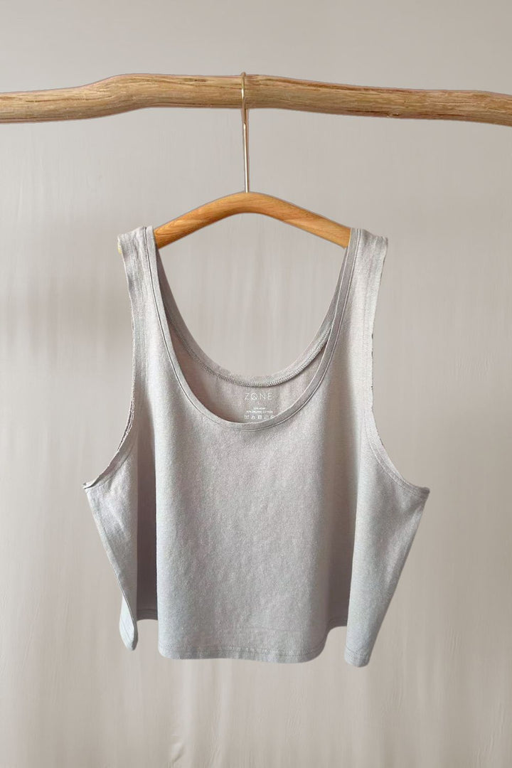 Cropped Hemp Tank ZONE