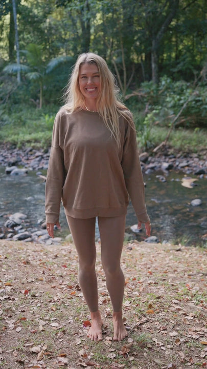 Shiitake Hemp Crew Sweater